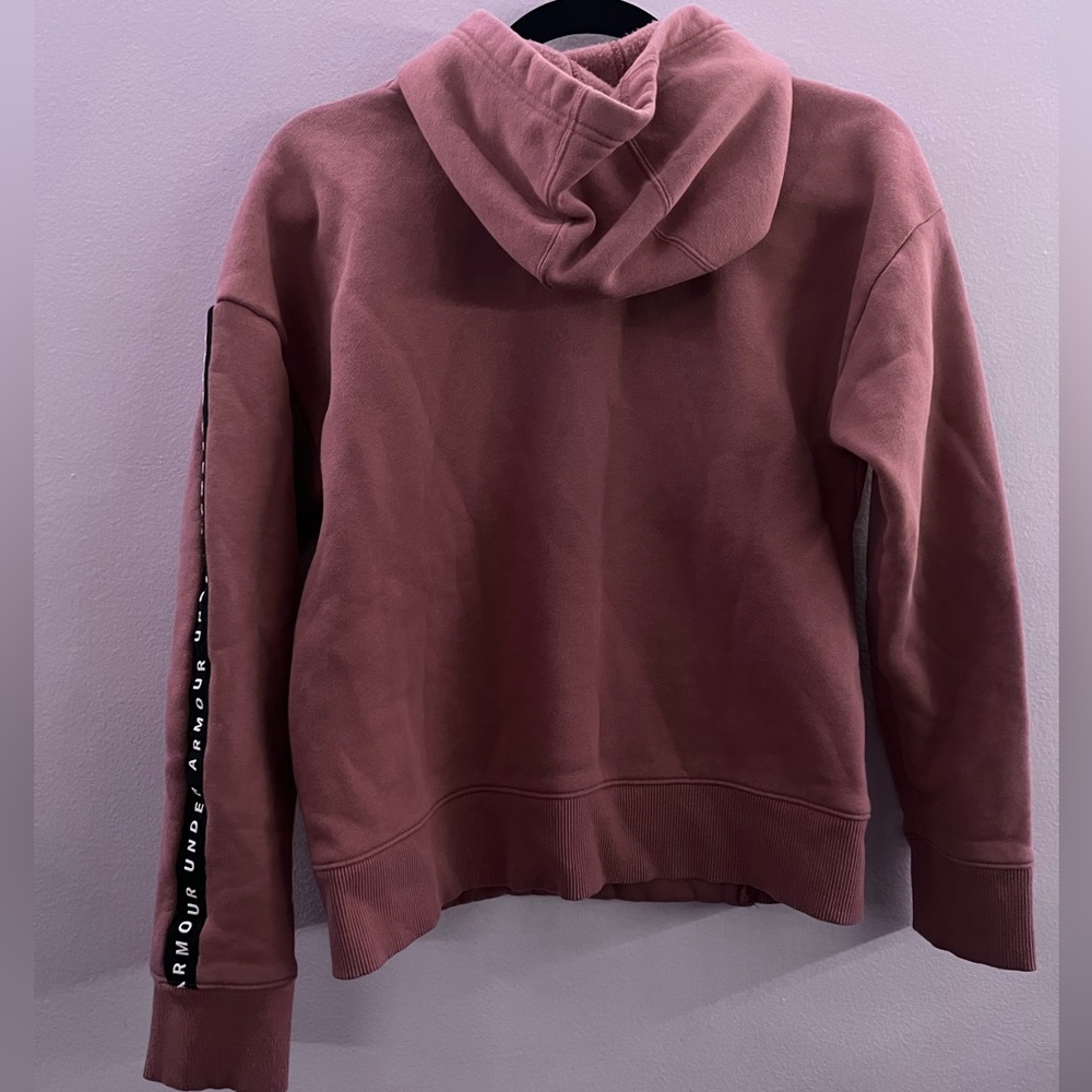 Under Armour Dusty Rose Pullover Hoodie Sweatshirt - Picture 2 of 3